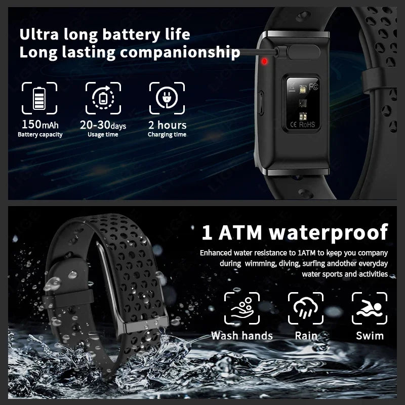 Smart Fitness Watch with Heart Rate, GPS & 127 Sports Modes