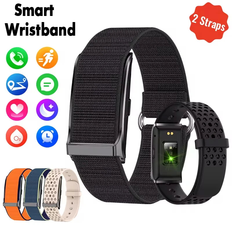Smart fitness watch with GPS and heart rate tracking