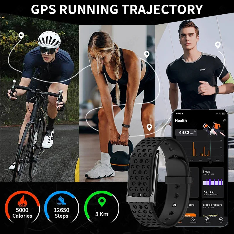 Waterproof smart watch for daily activity tracking